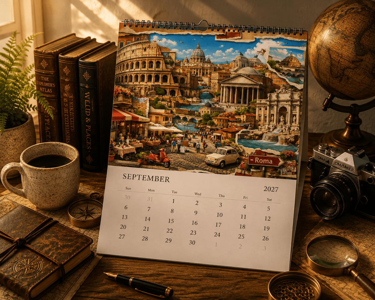Cityscape Calendar 2027 by Novelle & Co