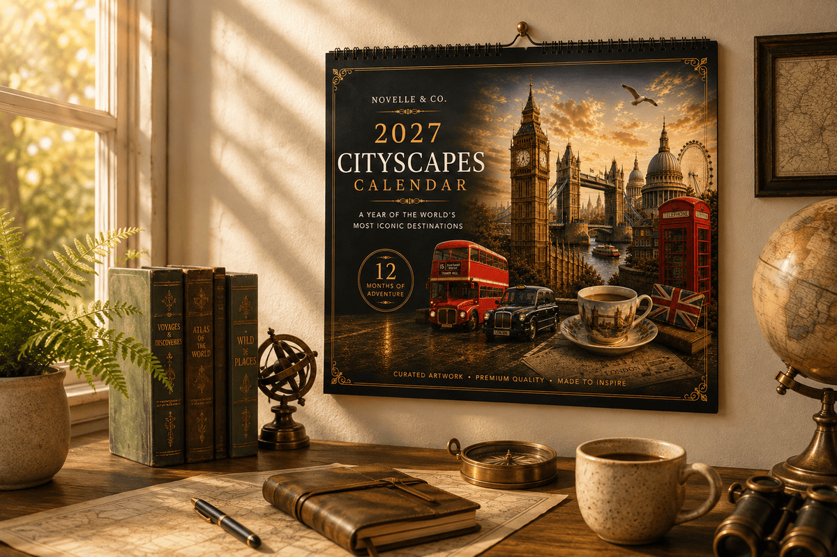 Cityscape Calendar 2027 by Novelle & Co