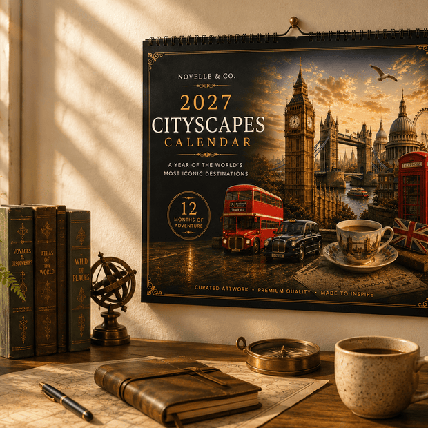 Cityscape Calendar 2027 by Novelle & Co