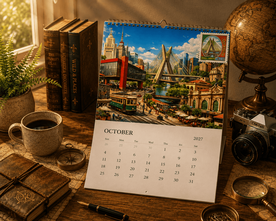 Cityscape Calendar 2027 by Novelle & Co