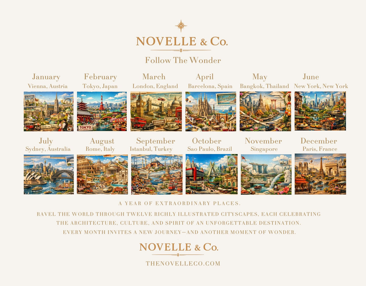 Cityscape Calendar 2027 by Novelle & Co