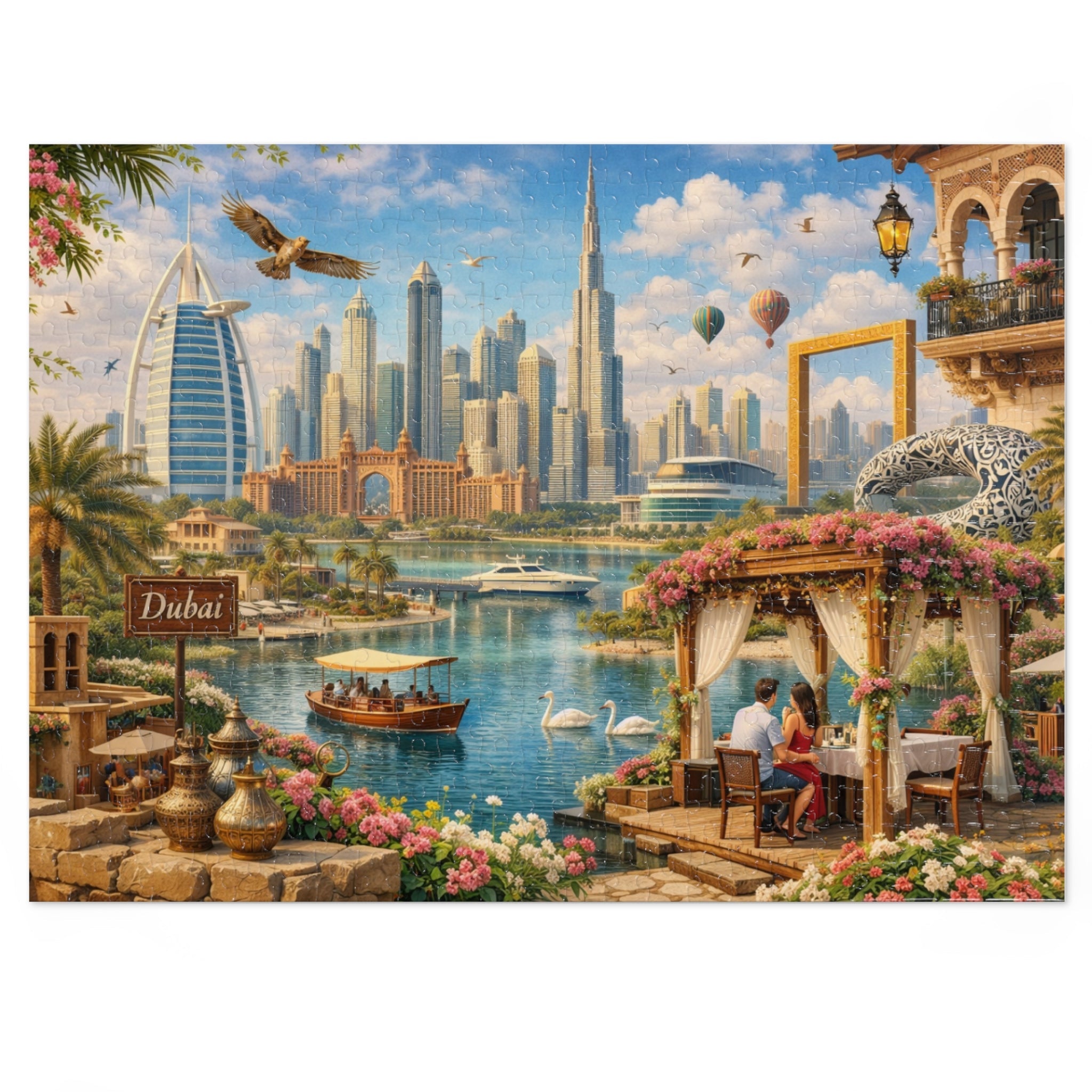 Dubai Cityscape Puzzle by Novelle & Co
