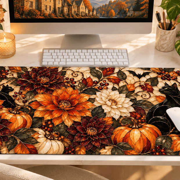 Enchanted Florals Desk Mat by Novelle & Co