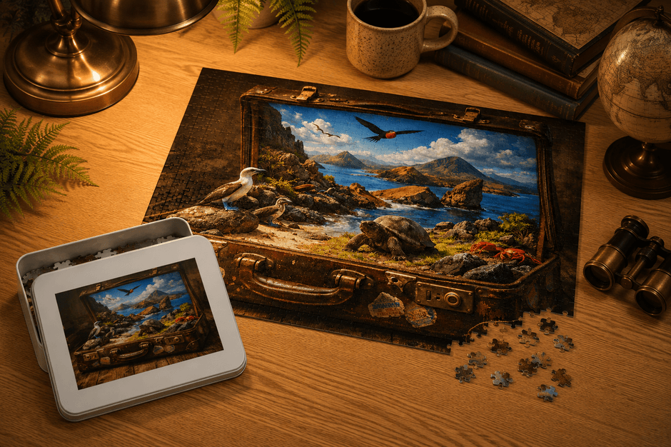 Enchanted Isles of the Galápagos Puzzle by Novelle & Co