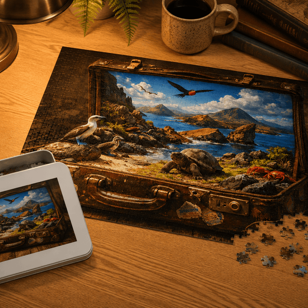 Enchanted Isles of the Galápagos Puzzle by Novelle & Co