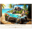 Find Your Paradise Greeting Card Set by Novelle & Co