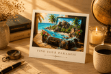 Find Your Paradise Greeting Card Set by Novelle & Co
