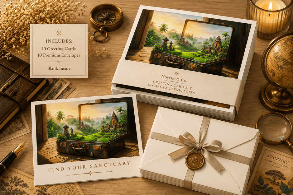 Find Your Sanctuary Greeting Card Set by Novelle & Co