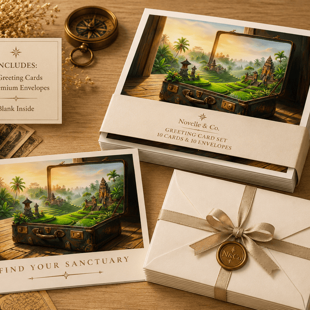 Find Your Sanctuary Greeting Card Set by Novelle & Co