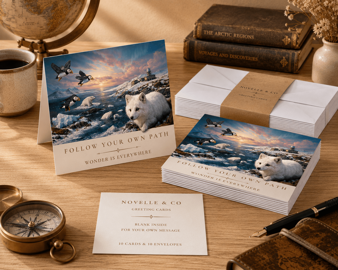 Follow Your Own Path Greeting Card Set by Novelle & Co
