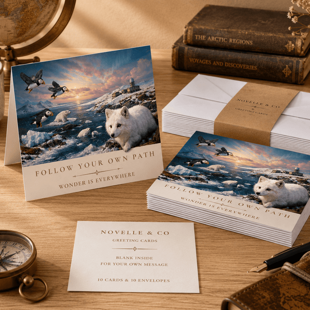 Follow Your Own Path Greeting Card Set by Novelle & Co