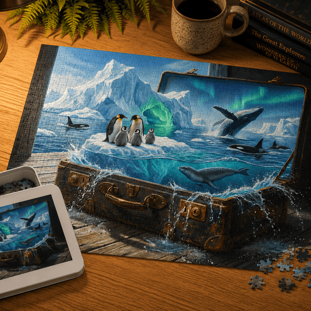 Frozen Realm of Antarctica Puzzle by Novelle & Co