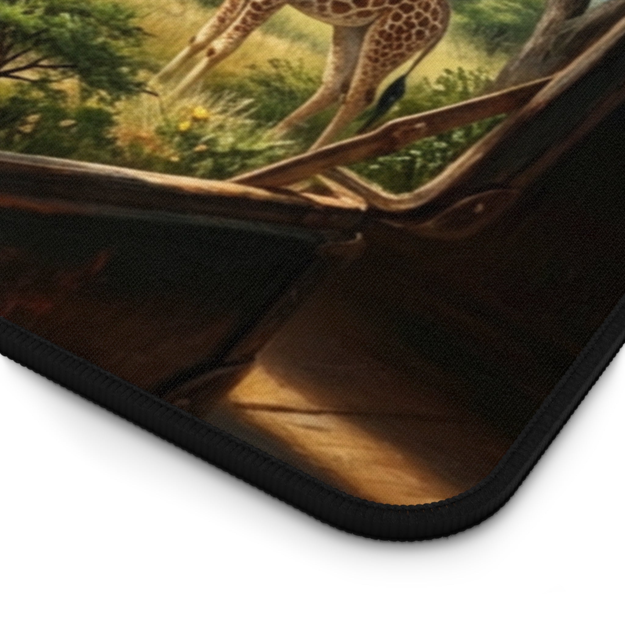 Golden Plains of Rwanda Desk Mat. by Novelle & Co