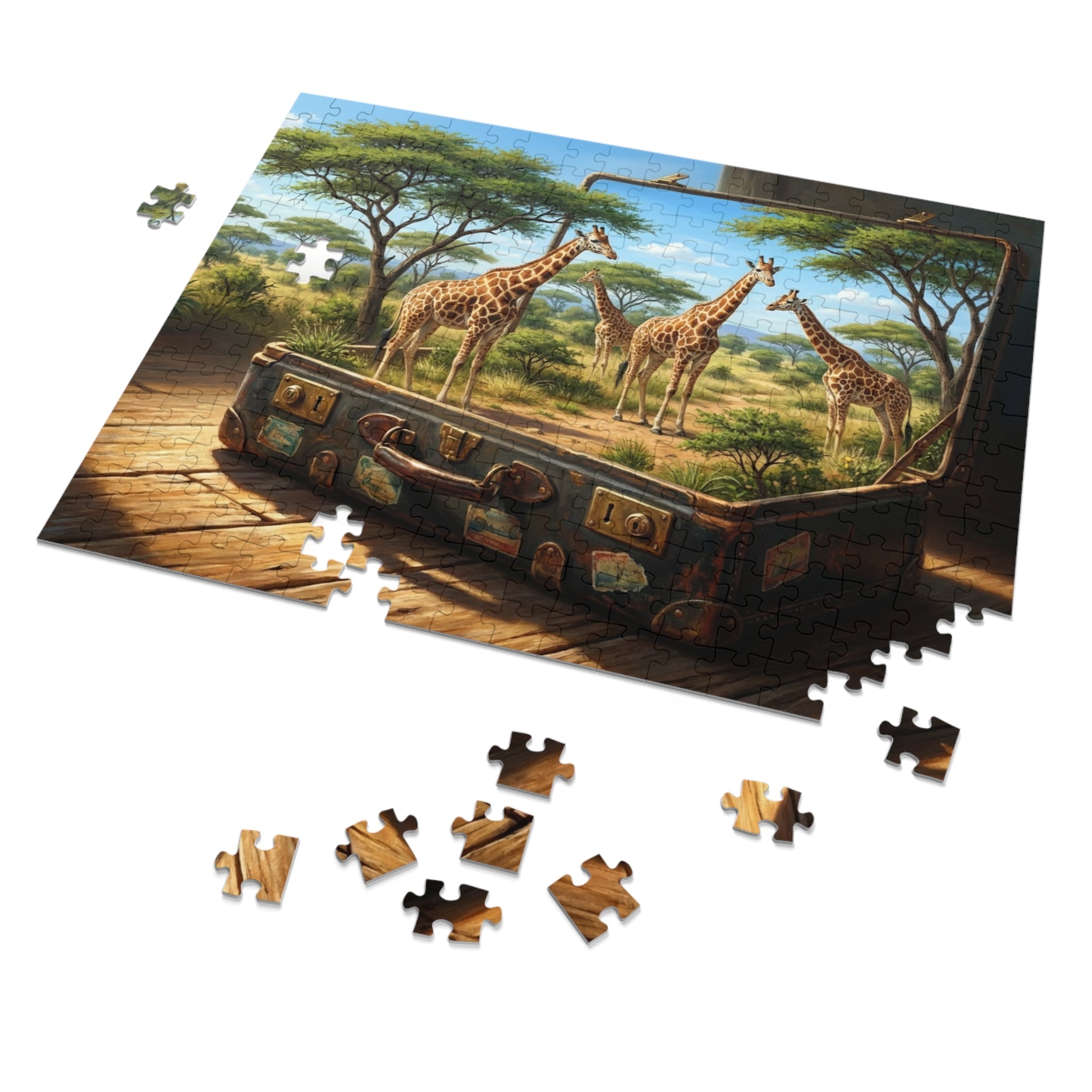 Golden Plains of Rwanda Puzzle by Novelle & Co