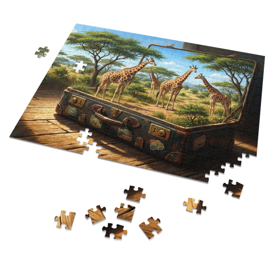 Golden Plains of Rwanda Puzzle by Novelle & Co