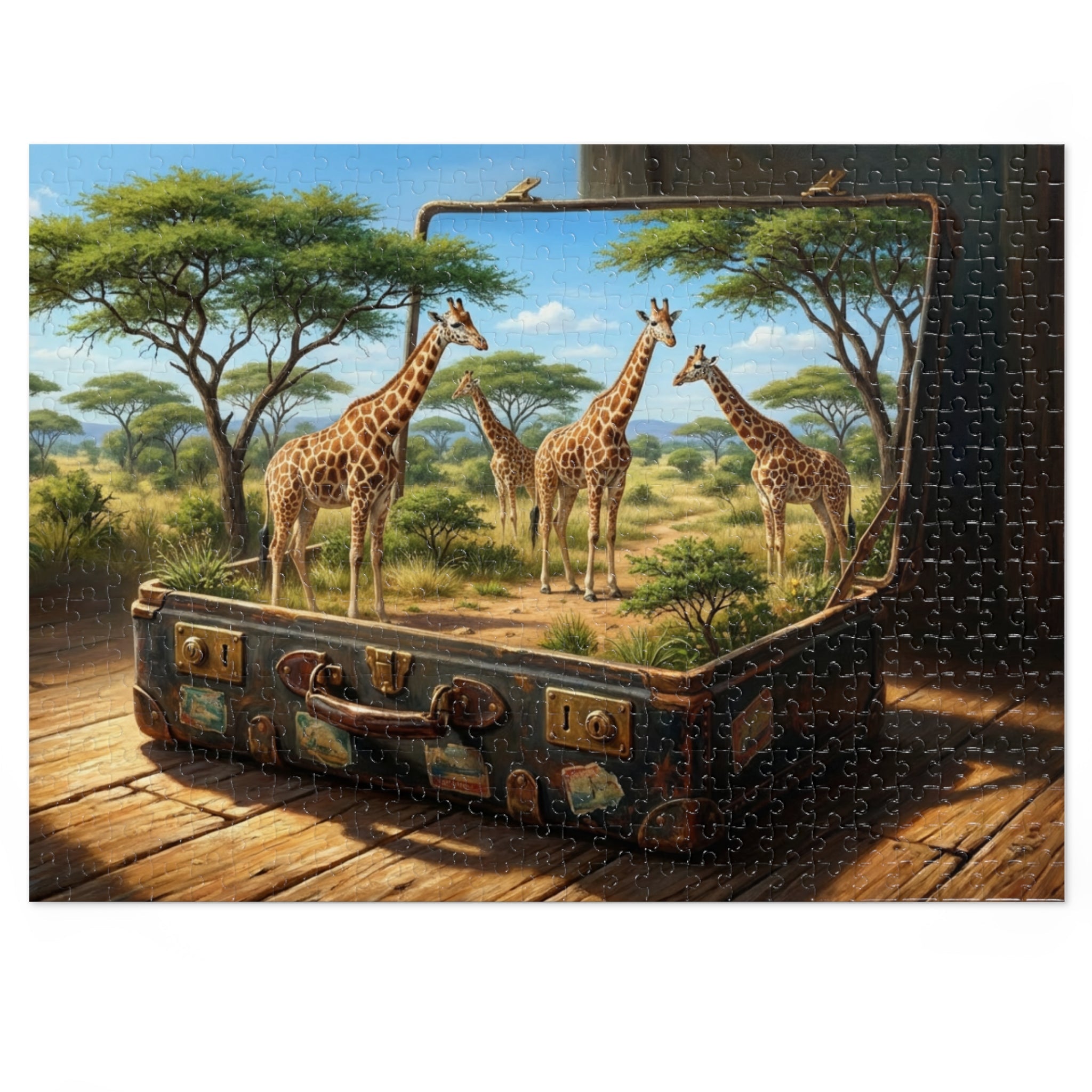 Golden Plains of Rwanda Puzzle by Novelle & Co