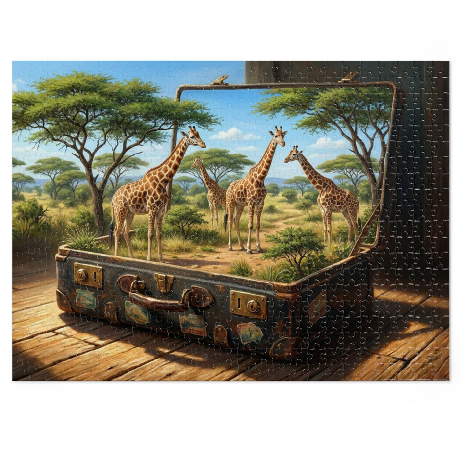 Golden Plains of Rwanda Puzzle by Novelle & Co