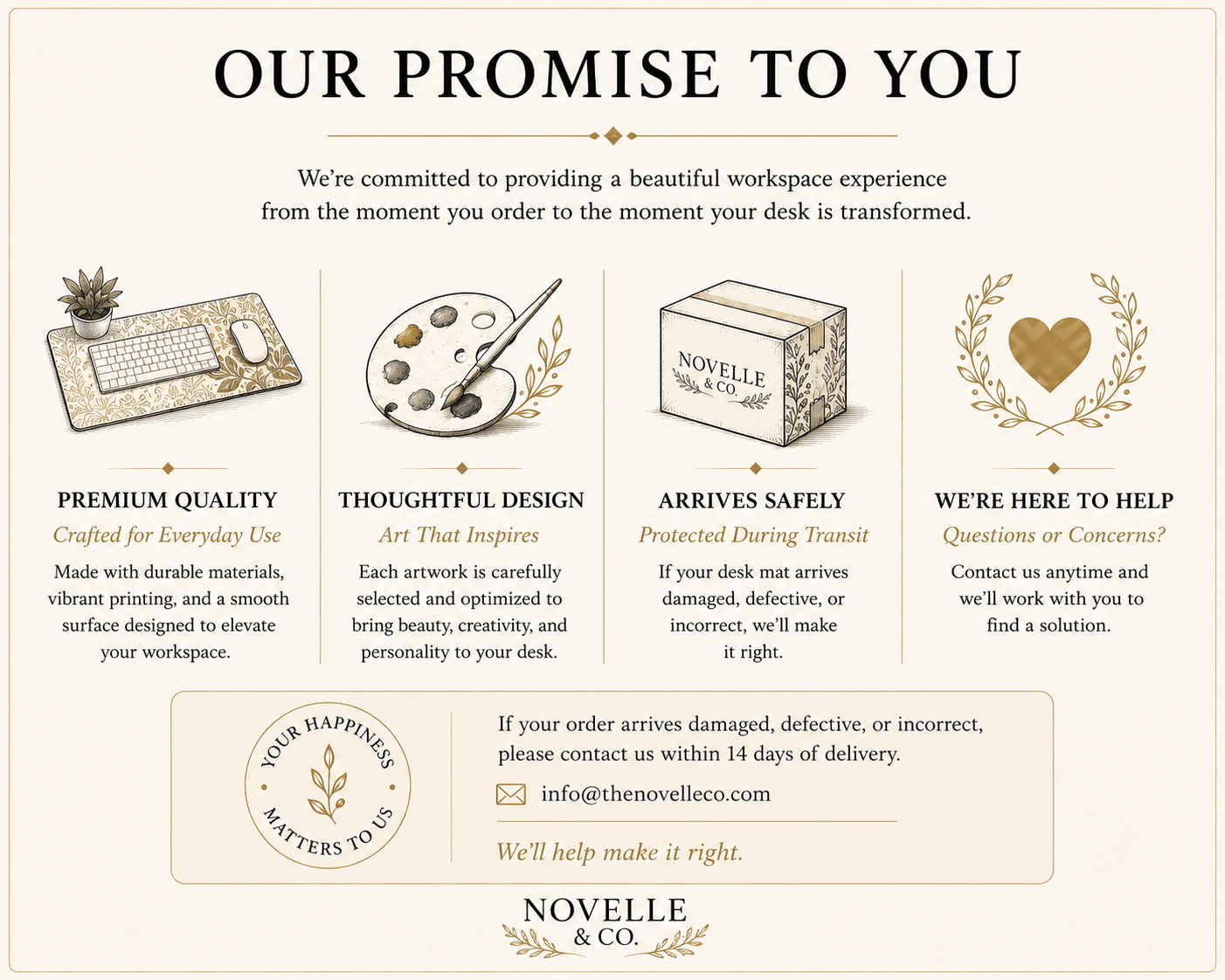 Heart of Savannah Desk Mat by Novelle & Co