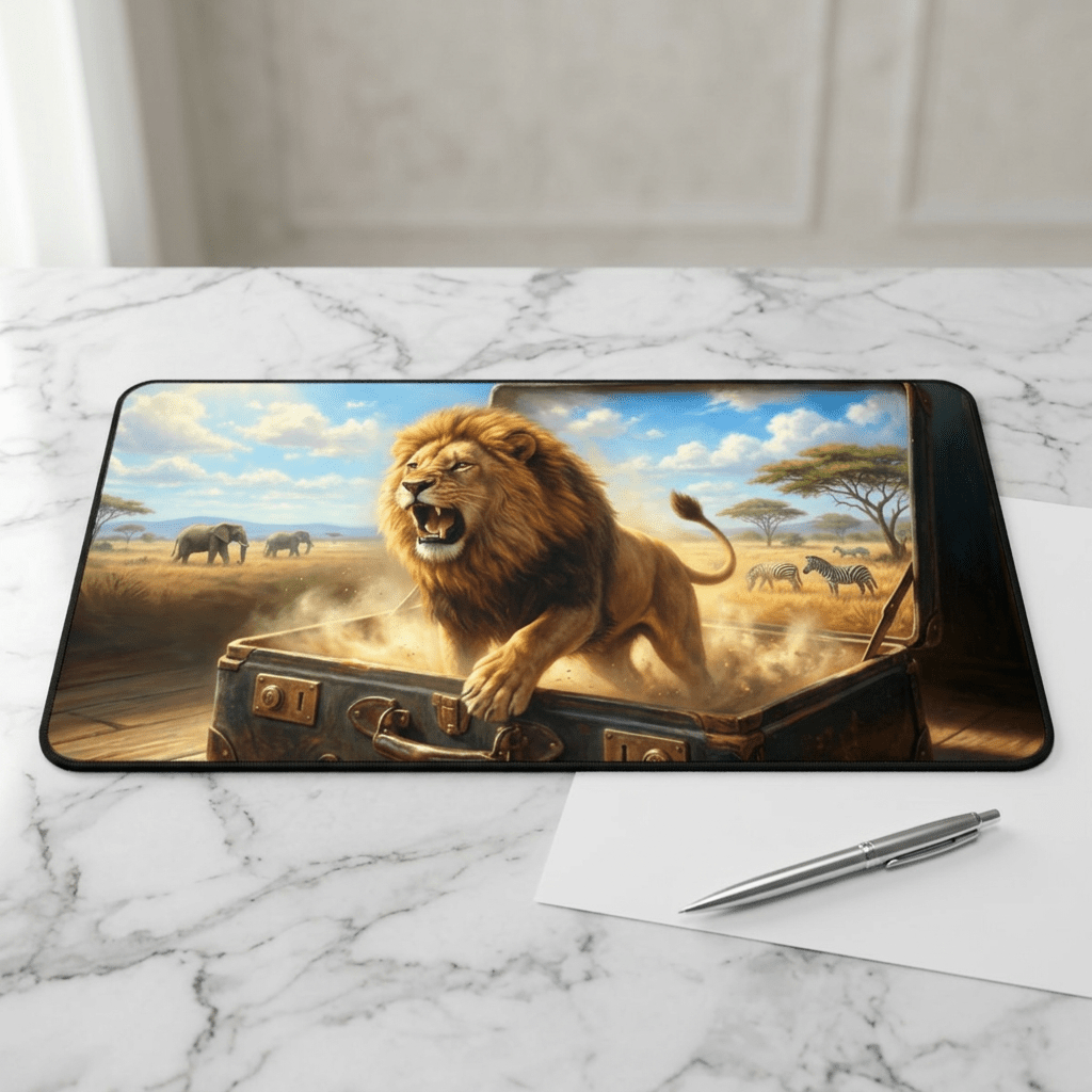 Heart of Savannah Desk Mat by Novelle & Co