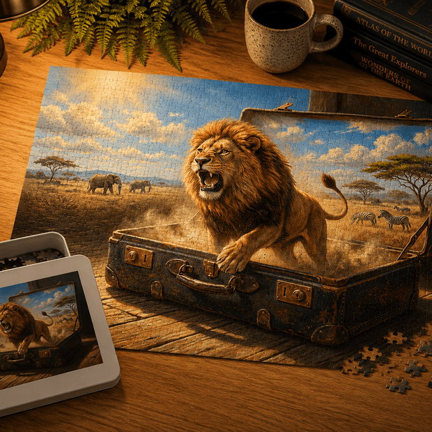 Heart of the Savannah Puzzle by Novelle & Co