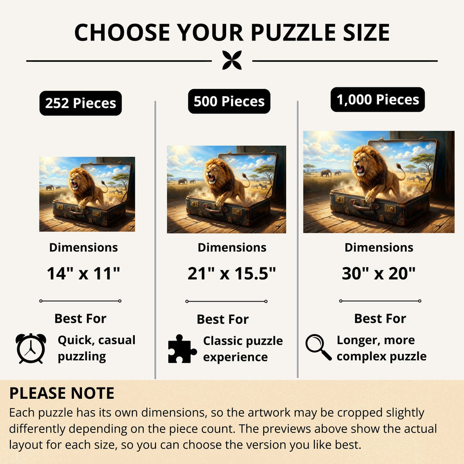 Heart of the Savannah Puzzle by Novelle & Co
