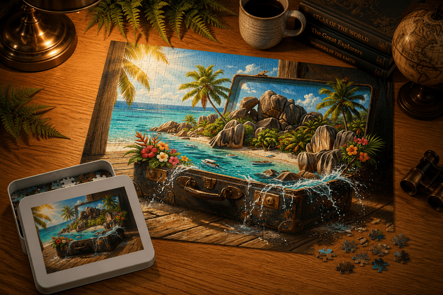 Hidden Isles of the Seychelles Puzzle by Novelle & Co