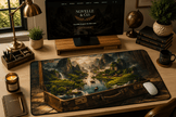 Hidden Valleys of Vietnam Desk Mat by Novelle & Co