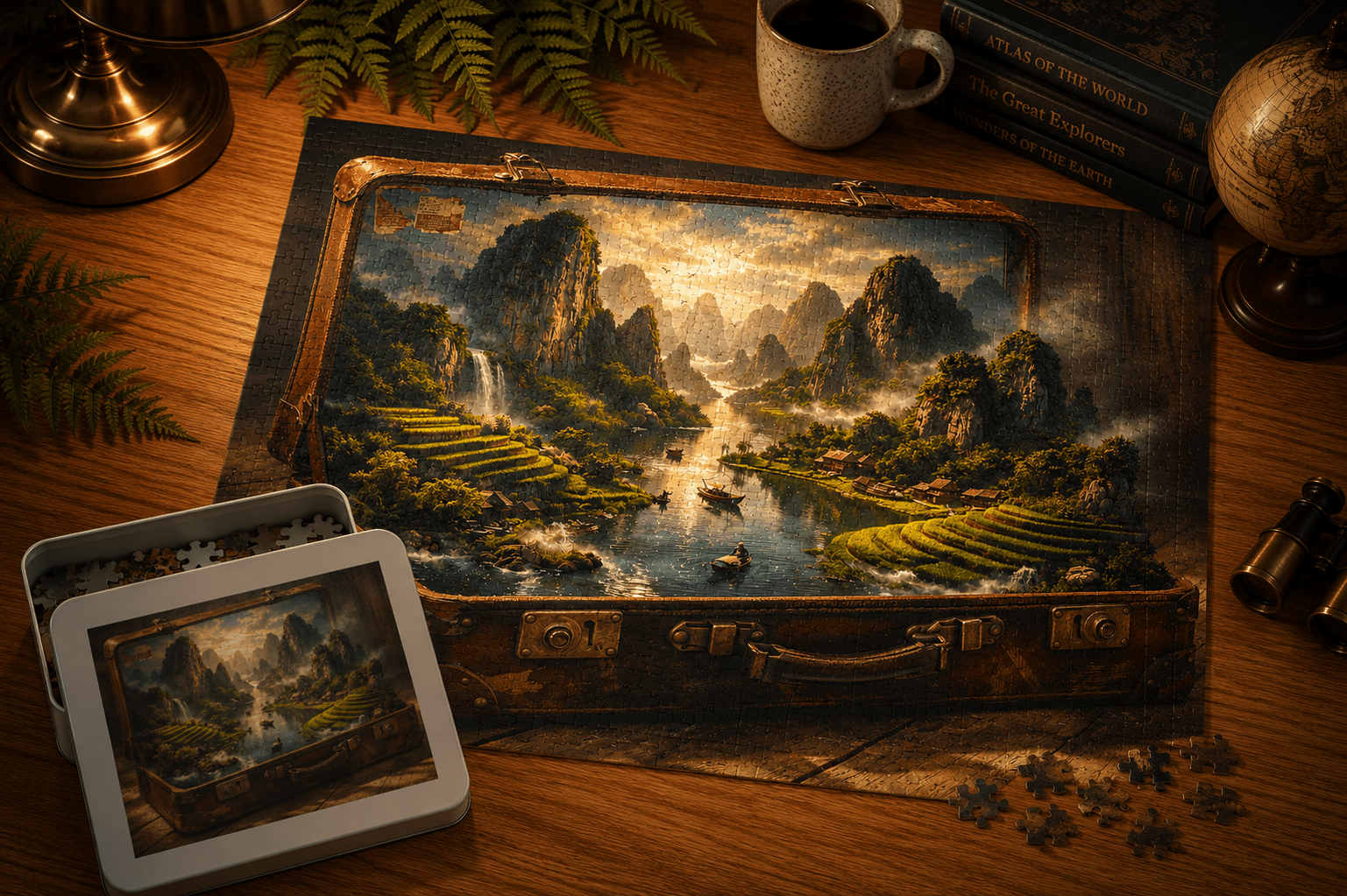 Hidden Valleys of Vietnam Puzzle by Novelle & Co