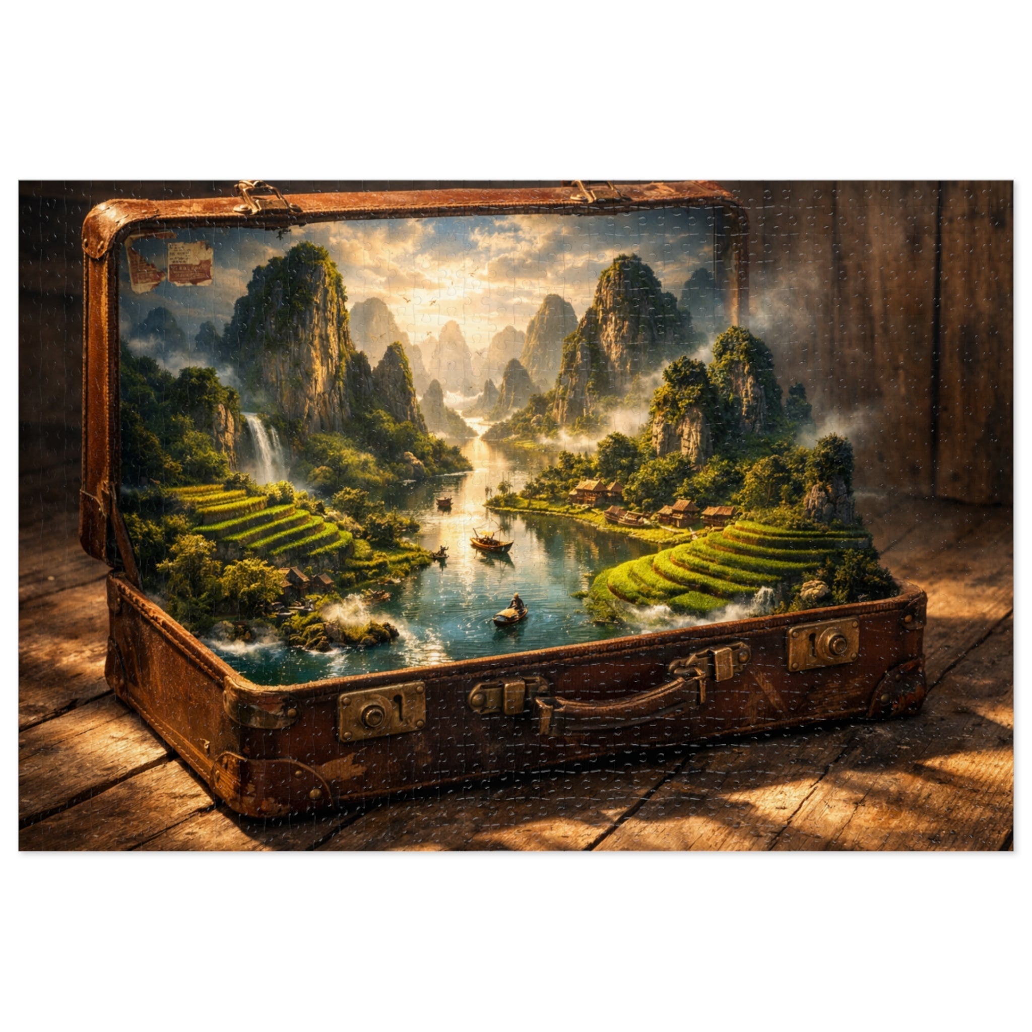 Hidden Valleys of Vietnam Puzzle by Novelle & Co