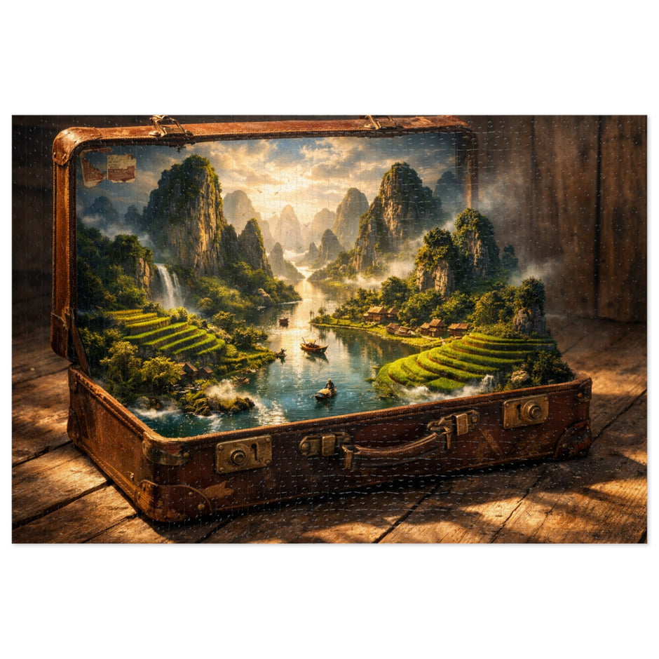 Hidden Valleys of Vietnam Puzzle by Novelle & Co