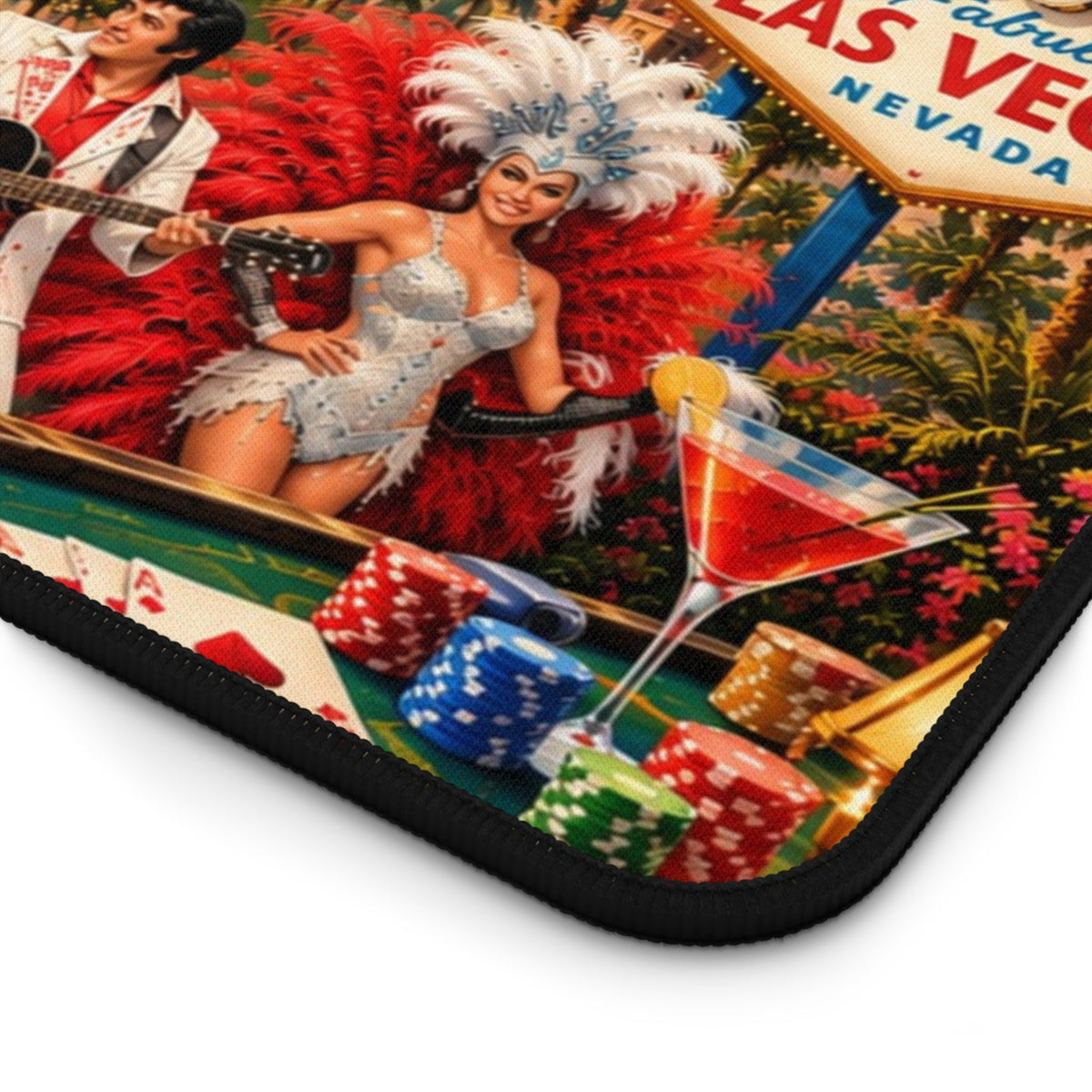 Las Vegas Cityscape Desk Mat by Novelle & Co