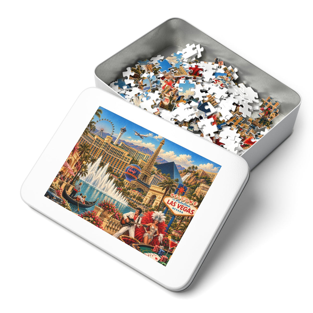 Las Vegas Cityscape Puzzle by Novelle & Co