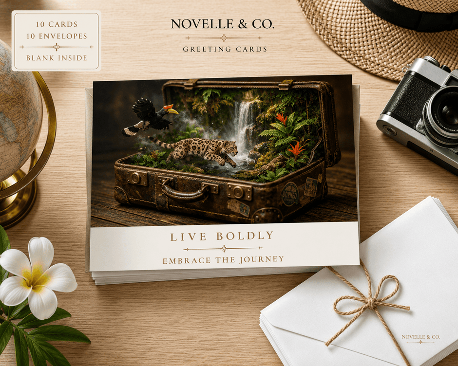Live Boldly Greeting Card Set by Novelle & Co
