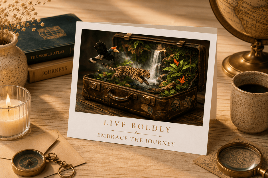 Live Boldly Greeting Card Set by Novelle & Co