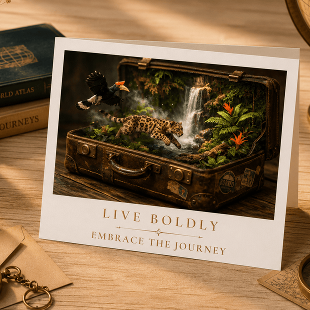 Live Boldly Greeting Card Set by Novelle & Co