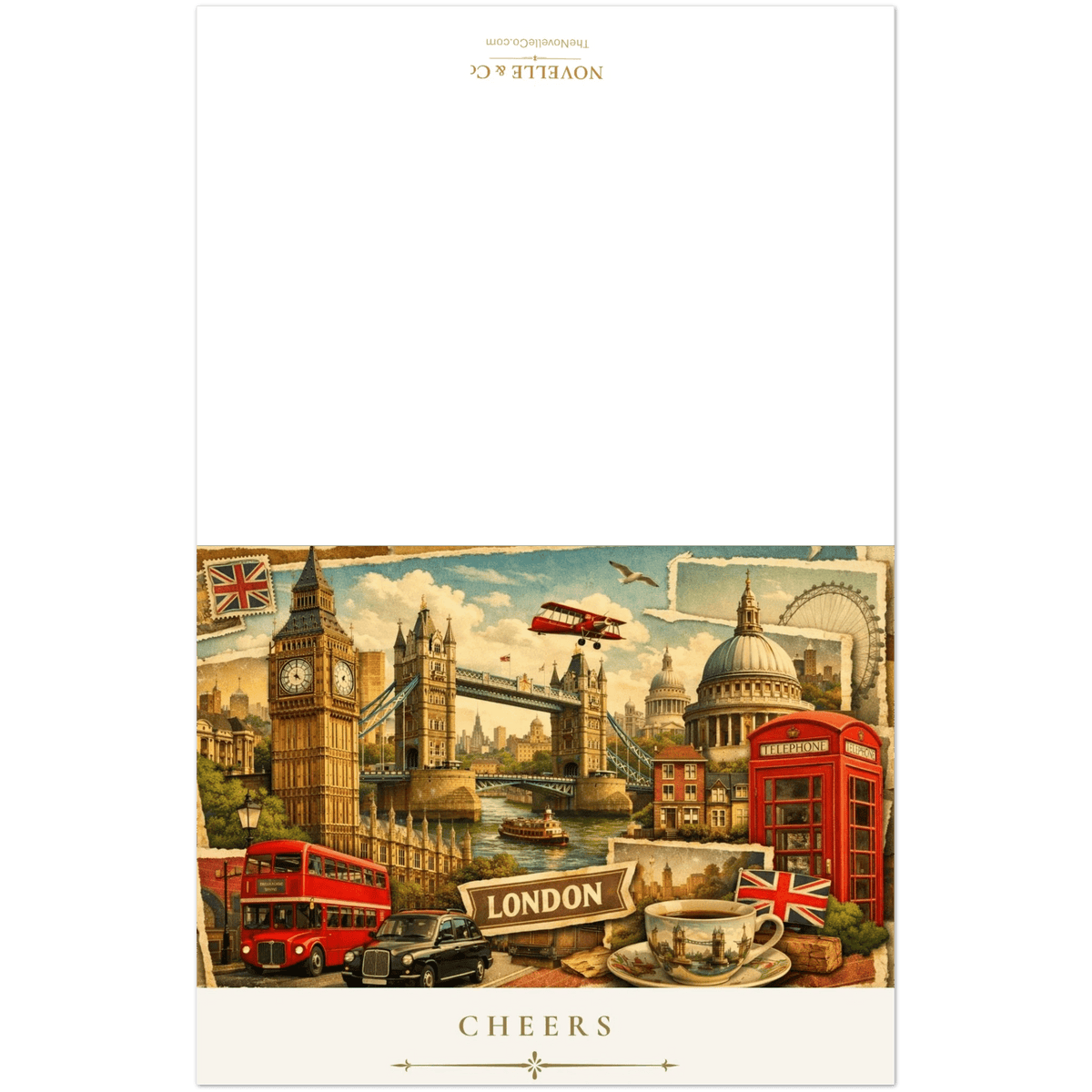 London Cityscape Greeting Card Set by Novelle & Co
