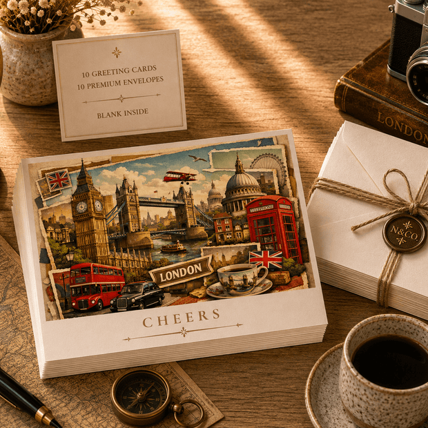 London Cityscape Greeting Card Set by Novelle & Co