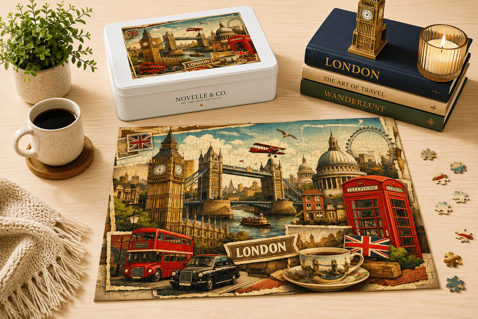 London Cityscape Puzzle by Novelle & Co