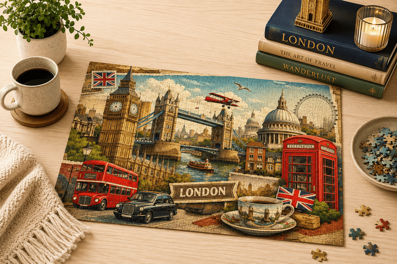 London Cityscape Puzzle by Novelle & Co