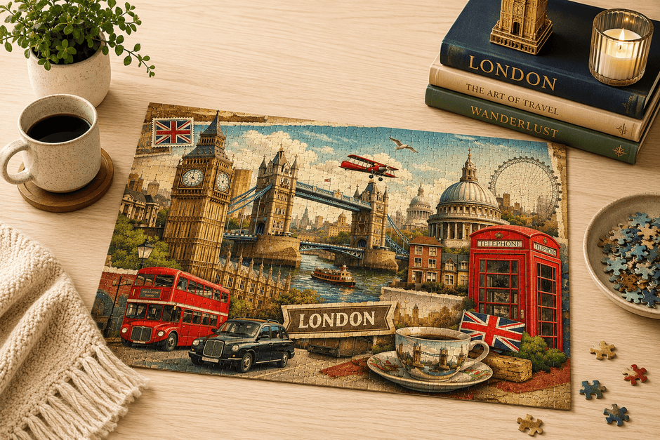 London Cityscape Puzzle by Novelle & Co