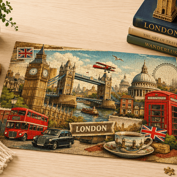London Cityscape Puzzle by Novelle & Co