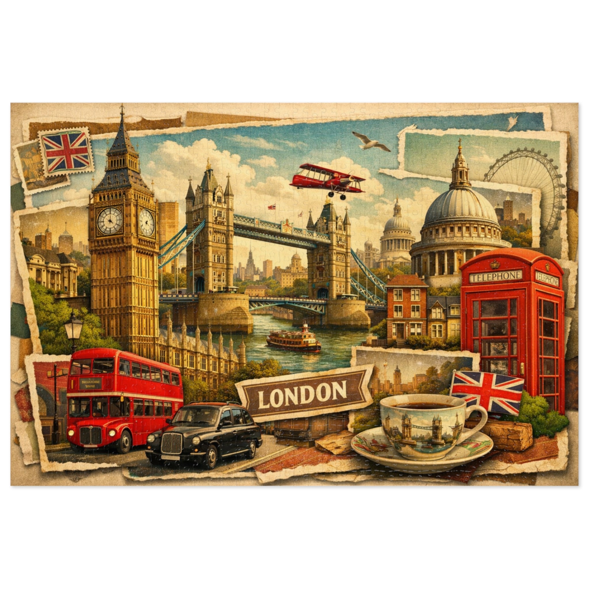 London Cityscape Puzzle by Novelle & Co