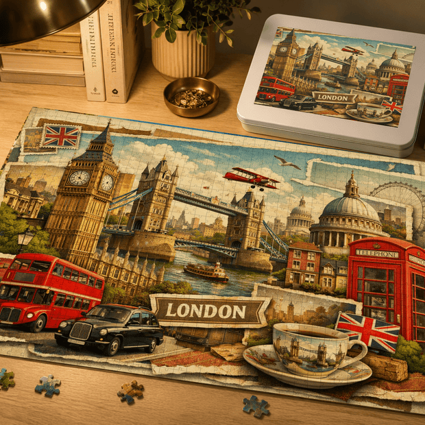 London Cityscape Puzzle by Novelle & Co