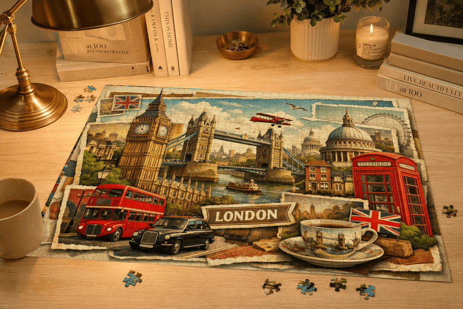 London Cityscape Puzzle by Novelle & Co
