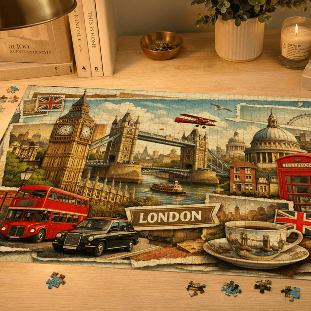 London Cityscape Puzzle by Novelle & Co