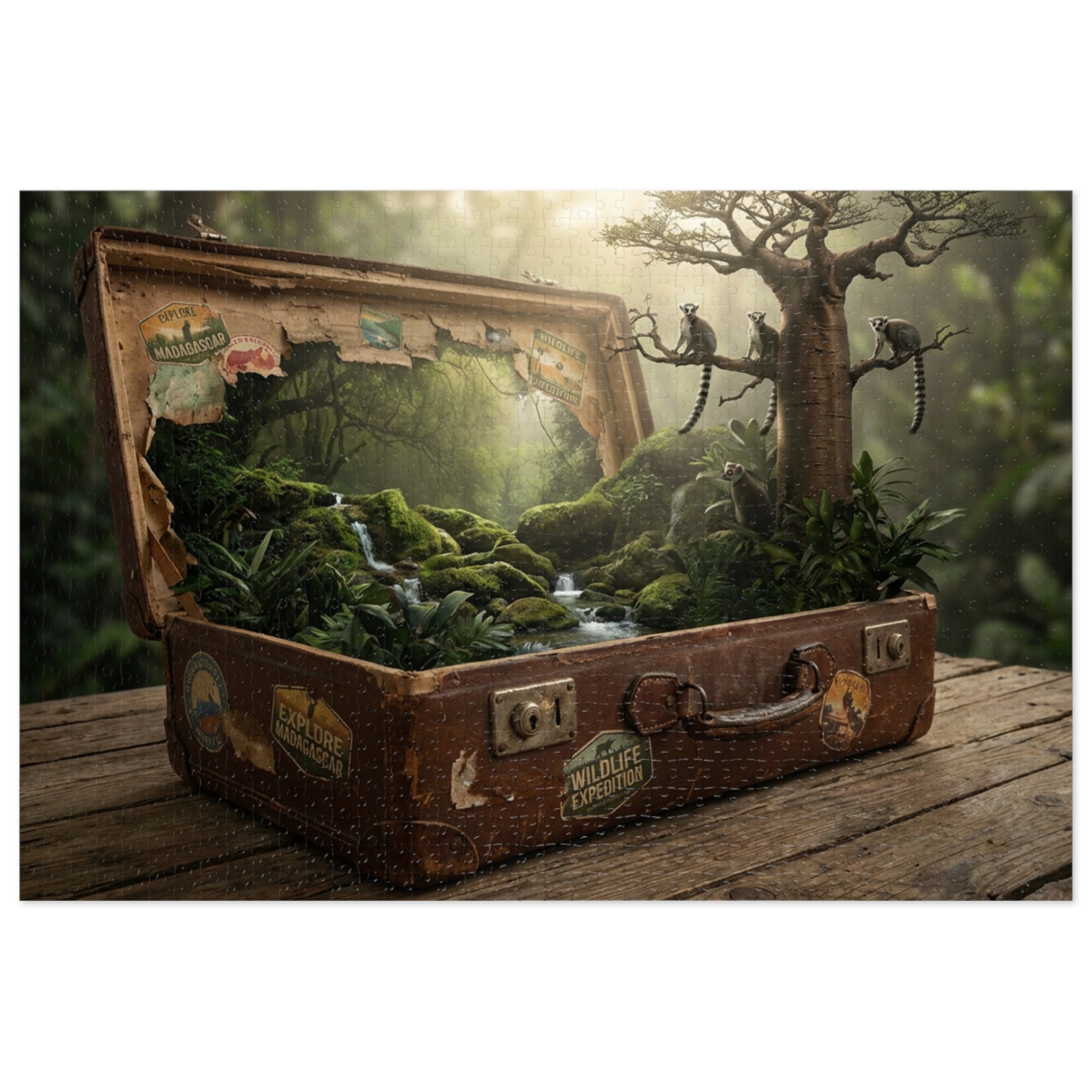 Lost Forests of Madagascar Puzzle by Novelle & Co