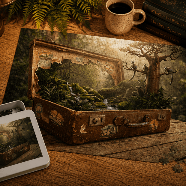 Lost Forests of Madagascar Puzzle by Novelle & Co