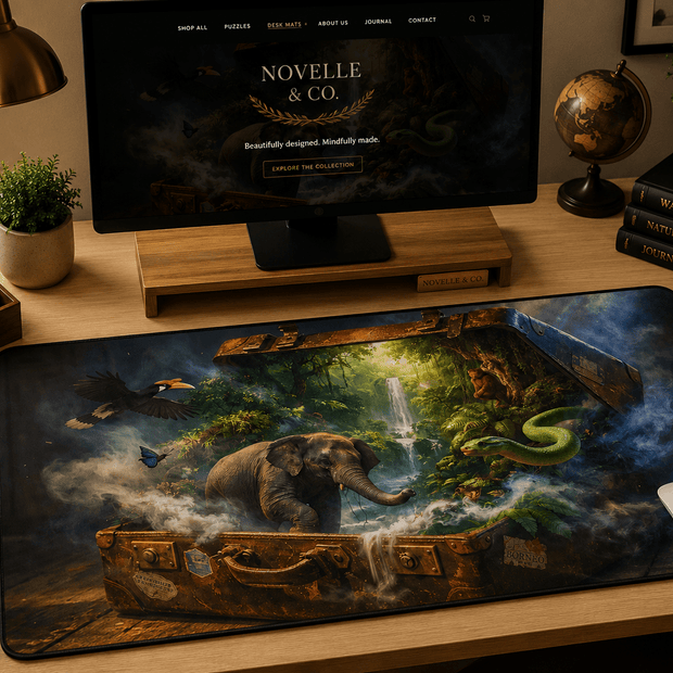 Lost World of Borneo Desk Mat by Novelle & Co