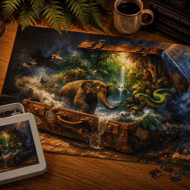 Lost World of Borneo Puzzle by Novelle & Co