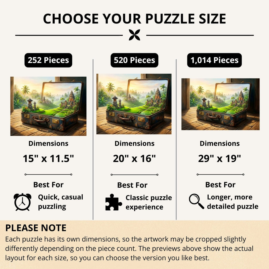 Misty Highlands of Bali Puzzle by Novelle & Co